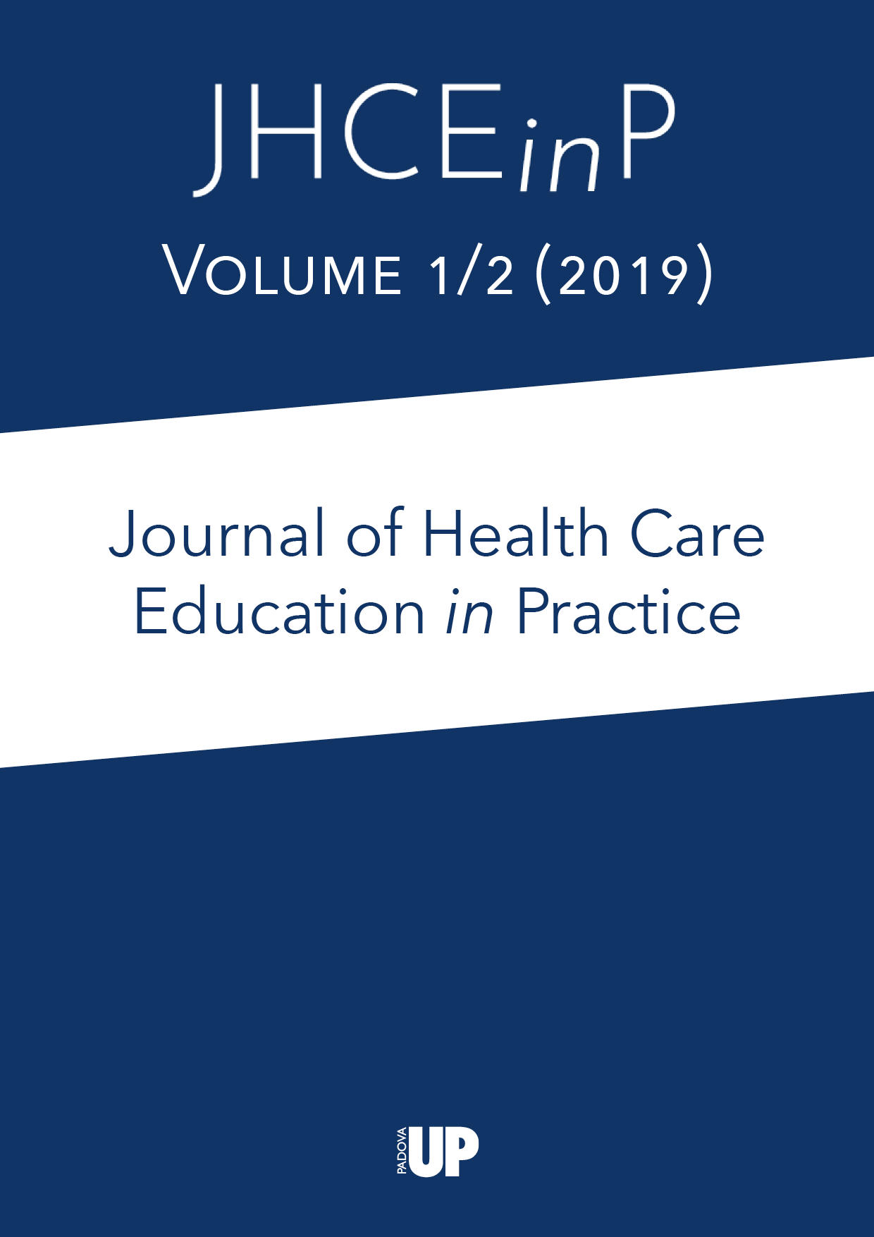 Cover Journal of Health Care Education in Practice 1/2